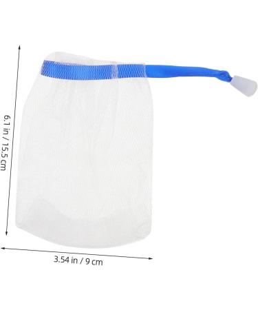 OHPHCALL 20pcs Soap Mesh Bag Foaming Facial Soap Bag Foaming Soap Pouches Portable Soap Pouch Nylon 15.50X9.00X0.50CM As Shown - Buy Online on GoSupps.com