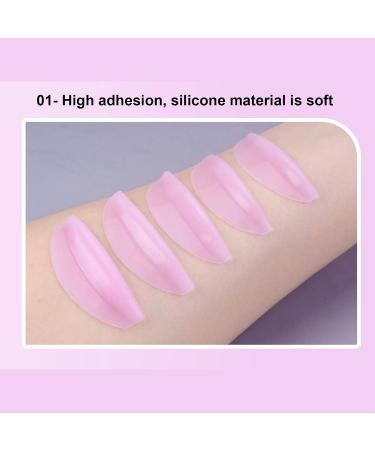 Lash Lifting Eye Pads - 5 Pairs Skin-Friendly Eye Lash Lift Tools | Reusable Silicone Lash Lift Supplies Under Eye Lash Lift Pad for Beautiful Eyebrows - Buy Online on GoSupps.com
