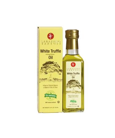 Sabatino Tartufi Infused Olive Oil White Truffle 3.4 Ounce (Pack of 2)