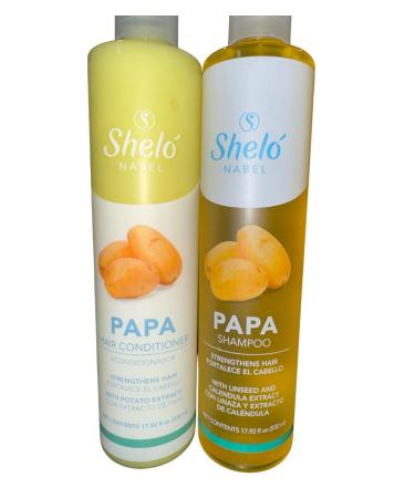 Kit Shampoo y Acondicionador de Papa para Ca da de Cabello | Efecto Retardante | Env o Internacional - Buy Online on GoSupps.com