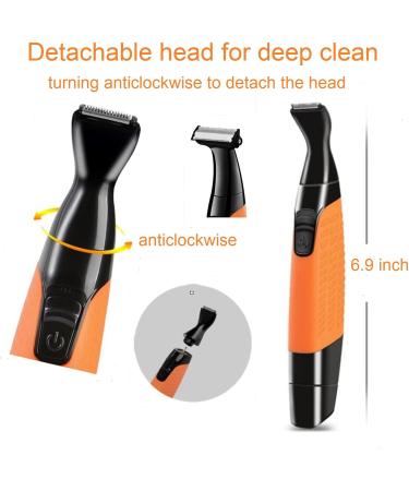 Men's Pubic Hair Trimmer & Grooming Kit | Electric Wet Dry Clipper for Intimate Body Hair Removal - Buy Online on GoSupps.com