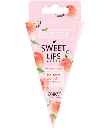 SWEET LIPS Lip Balm Stick PEACH + SHEA 3.8g