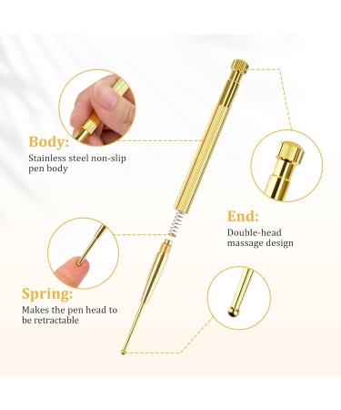 Above Zero Acupuncture Pen Set - 2 Piece Acupressure Massage Pen | 10/13 cm Length 2/5/8 mm Ball Sizes - International Shipping - Buy Online on GoSupps.com