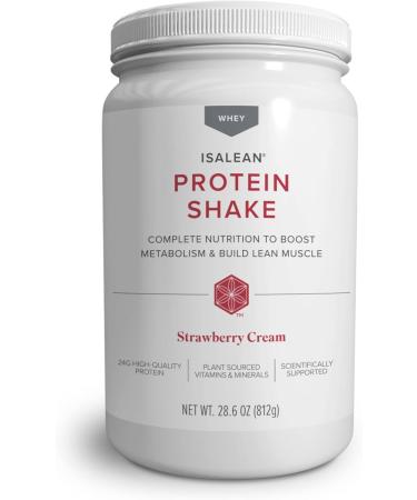 Whey-Based Superfood Shake, Strawberry Cream, 24G Protein, 28.6 Oz (14 Servings)