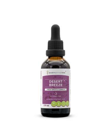 Desert Breeze Alcohol-Free, Glycerite Sage, Green Tea, Ginkgo, Cranberry, Turmeric, Peppermint. Tincture, Herbal Extract Fresh Breath Formula 2 OZ 2 Fl Oz (Pack of 1)