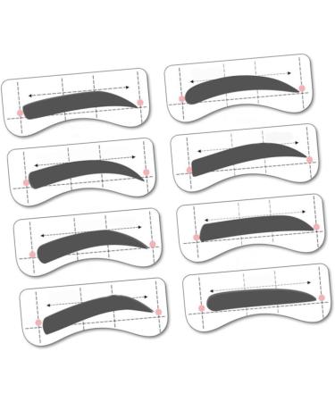 NOLITOY 96 Pairs 8 Eyeshadow Eye Shadows Molds Kits Eyebrow Card Template Eyebrow Powder Eyebrow Trimming mediumx3pcs As Shownx3pcs - Buy Online on GoSupps.com