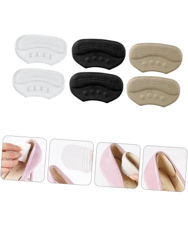 NOLITOY Heel Stickers - 3 Pairs High Heels Grips & Liners | Self-Adhesive Wear-Resistant Gel Pads for Comfort & Breathability - Buy Online on GoSupps.com