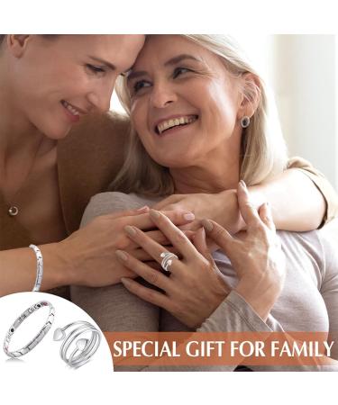 KSJEHW 3-Piece Lymphatic Drainage Magnetic Bracelet Set | Ultral Strength Titanstahl Jewelry for Women | Copper Magnetic Rings & Breath Chain for Relief | Perfect Gift in Silver - Buy Online on GoSupps.com