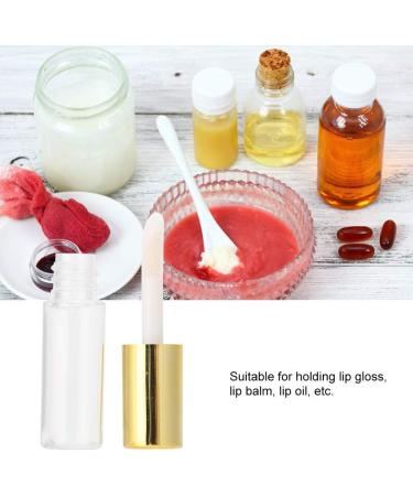 Mini Refillable Empty Lip Gloss Tubes Lipstick Container Dispenser Gold Portable For Traveling - Buy Online on GoSupps.com