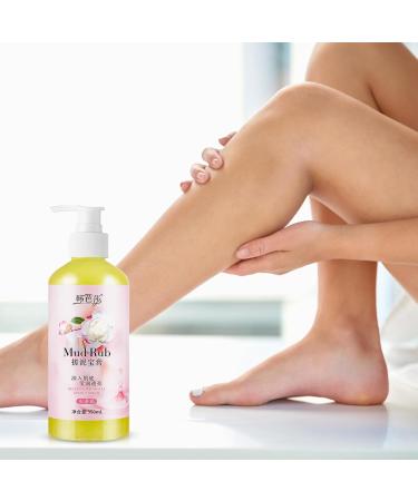 Mud Rub - All-Natural Body Exfoliant Gel Mud Rubbing Artifact | peachhes Mud Run Scrub Cream Portable Earthy Exfoliation Mud Scrub Cream Exfoliator Rubbing Mud Gel for Body Aloe Floral camellia - Buy Online on GoSupps.com