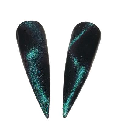 5D Magic Cat Eye Magnetic Gel Green Turquoise Nail Gel Nail Art Color Gel 5ml (Pack of 1)
