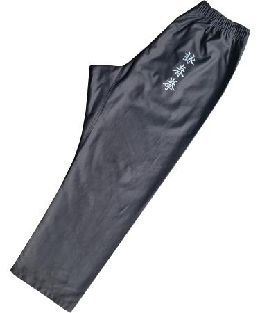 TA0 Wing Chun Kung Fu Pants for Men and Women - 100% Cotton Martial Arts Kimono Trousers - Black Small - Buy Online on GoSupps.com