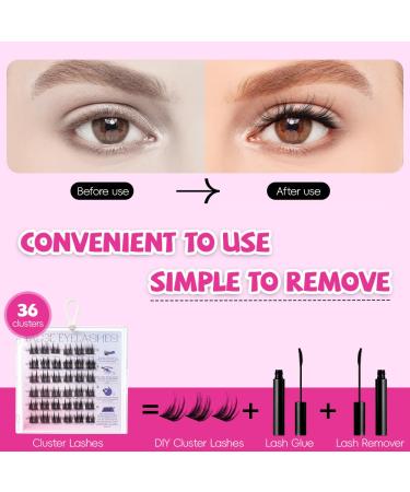 Buy OneNine Self Adhesive Wispy Lash Clusters Kit | No Glue Needed Reusable DIY Eyelash Extensions - Shop Internationally - Buy Online on GoSupps.com