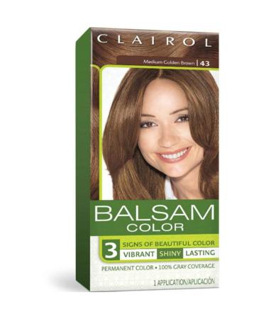 Clairol Balsam Hair Color - Medium Golden Brown (43)