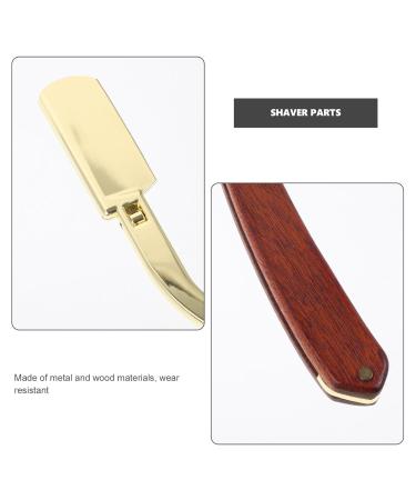 EXCEART Vintage Straight Razor - Premium Metal Folding Shaving Knives with Wood Handle for Salon & Home Use - International Shipping Available - Buy Online on GoSupps.com