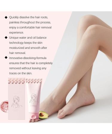 JIAOY Hair removal cream without shaving fast and gentle removal from the body for sensitive skin moisturizes and cares for the skin makes it smooth and soft on legs arms 3 pieces 3 pieces - Buy Online on GoSupps.com