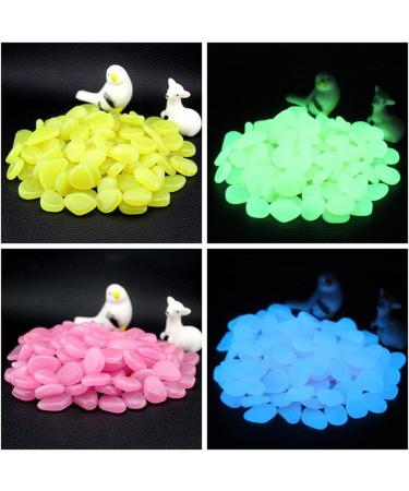 Pebbles 50/100/300pcs Glow in the Dark Garden Pebbles for Walkways Garden Decoration Glow Pebbles Plants Aquarium Luminous Stones Decorative Pebbles (Color : Blue Size : 50 PCS) 50 PCS Blue - Buy Online on GoSupps.com
