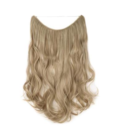 Silk-Co Honey Blonde Synthetic Hair Extensions - Adjustable Invisible Cord 50cm | Perfect for Women - Buy Online on GoSupps.com