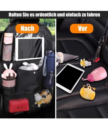 Ezilif Backrest Protection for Car - Waterproof 600D Oxford Seat Organizer for Kids with iPad Holder & Kick-Mat - Best Car Seat Protection - Buy Online on GoSupps.com