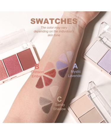 UOCK Highly Pigmented Matte & Pearlescent Four-Color Eyeshadow Palette - Long-Lasting Waterproof Makeup - Buy Online on GoSupps.com