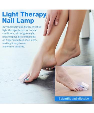 HRKVSK Portable Light Therapy Device for Nail Fungus - Rechargeable Treatment for Toenail Diseases - Buy Online on GoSupps.com