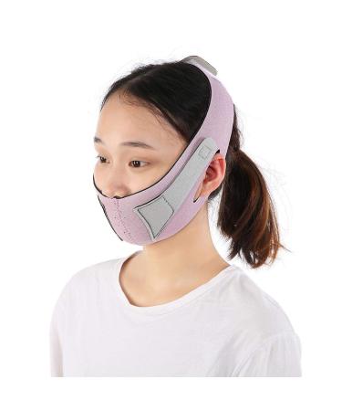 Face slimming straps facelifting belt facial slim V-line Lift-up belt belt cheek chin thin slimming mask bandage to shape the sensitive face (pink)