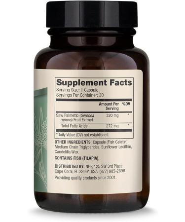 Dr. Mercola Saw Palmetto Dietary Supplement - 30 Capsules, Non-GMO, Gluten-Free, Soy-Free - Buy Online on GoSupps.com