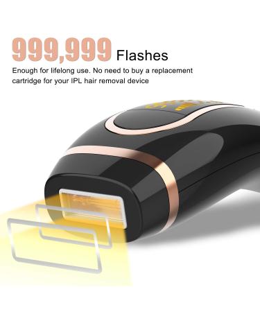 SeiShio IPL Hair Removal - Permanent Painless At-Home Hair Remover for Whole Body - 599 999 Unlimited Flashes - Buy Online on GoSupps.com