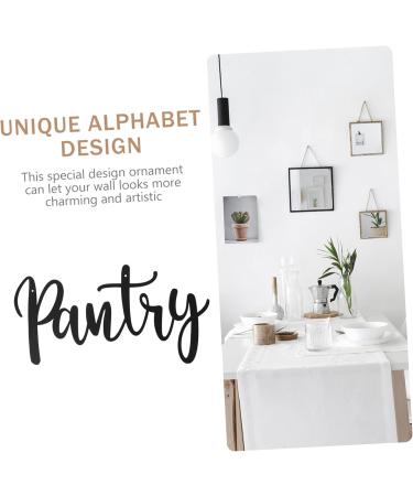 Alipis 1set Wrought Iron Wall Hanging Wedding Decorations Para De Pared Sign Wall Decor Household Pantry - Buy Online on GoSupps.com