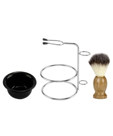 CCbeauty Stainless Steel Shaving Kit for Men - Razor, Brush Holder, Soap Bowl, Badger Hair Brush - Perfect Gift for Boyfriend, Husband, Dad - Ideal for Birthday or Fathers Day - Buy Online on GoSupps.com
