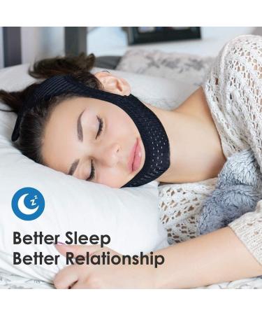 Vosaro Anti Snoring Chin Strap - Soft, Adjustable, and Breathable Jaw Strap for Men and Women - Keep Jaw Closed While Sleeping - Chin Straps for Snoring - Buy Online on GoSupps.com