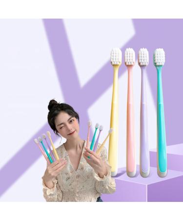 Gatuida Manual Toothbrush Set - 4 Soft Cotton Brushes for Kids | Miss Soft Fur Electric Toothbrush - Buy Online on GoSupps.com