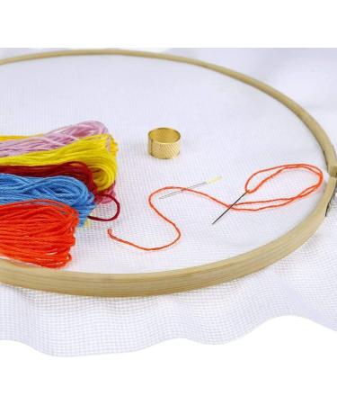 Caydo 18 Count Aida Cloth Cross Stitch Fabric - 4 Pieces, White - Embroidery Essential - Buy Online on GoSupps.com