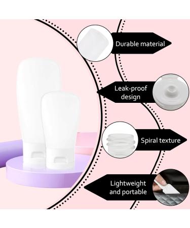 Travel Set Cosmetics - 16 Leak-Proof Bottles (60ml & 30ml) with Cultural Bag | Refillable Plastic Travel Containers for Shampoo Lotion & Shower Gel - Buy Online on GoSupps.com