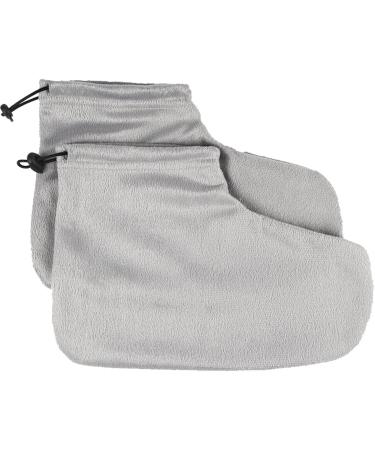 1 Paire Paraffine Cire De Baignade Couvertures De Pieds Lavables Spa Main Rose Protection Mitanche Isol e Chaude pour Les Soins De Cire Gris - Buy Online on GoSupps.com