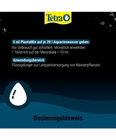 Tetra Plantamine Universal Fertilizer - Liquid Iron for Healthy Aquatic Plants | 500 ml Monthly Application - Buy Online on GoSupps.com