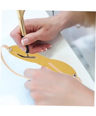 WOONEKY 10pcs Eyebrow Practice Skin Artificial Skin Waterproof Brow Pencil Eyebrow Fake Skin 22X3X0.2CM As Shown - Buy Online on GoSupps.com