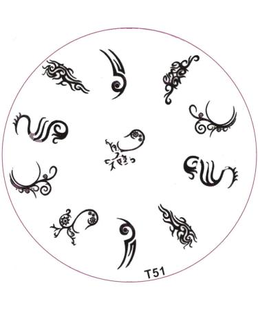 ++SPECIAL ITEM++ Stamping stencil T-Series: T51 Tribal