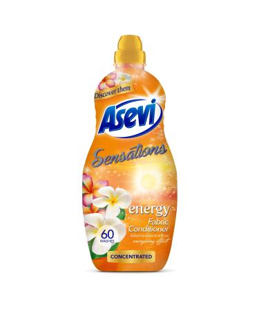 Asevi Sensations Laundry Conditioner Concentrated Liquid Fabric Softener Energy 1.32L 60 Washes Energy 1.32 l (Pack of 1) - Buy Online on GoSupps.com