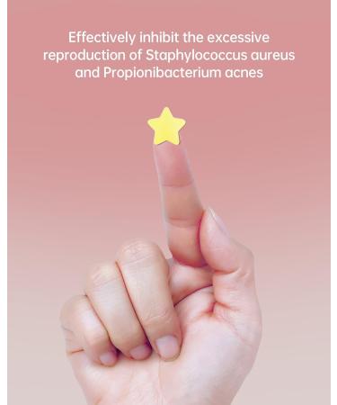 Jefusst Acne Pimple Patch 112ct Invisible Hydrocolloid with Tea Tree & Calendula Oil - Star-Shaped Zit Patches for Face - Buy Online on GoSupps.com