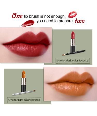 Retractable Lip Brush with Cap - Professional Makeup Tool for Lipstick & Gloss - Silver - Buy Online on GoSupps.com
