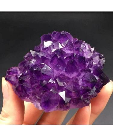 Amethyst Stone Natural Uruguay Amethyst Cluster PointSpecimen Decoration 145g ningxiao - Buy Online on GoSupps.com
