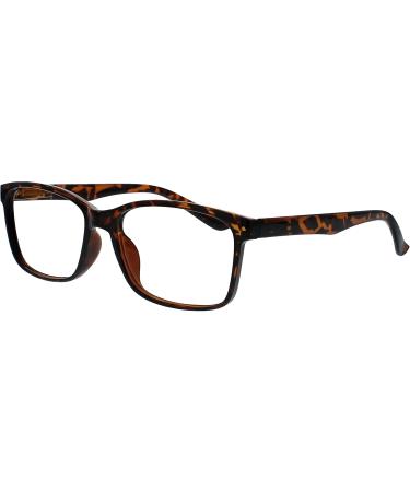 Men's Designer Reading Glasses 5-Pack - Black & Brown - Spring Hinges +1.00 Diopters - RRRR83-1122 - Buy Online on GoSupps.com
