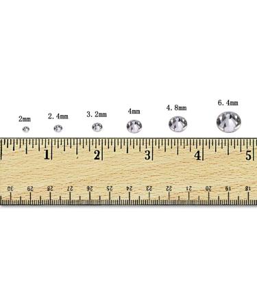 Amacoam 4025-Piece Hot Fix Rhinestones Set - Clear Round Crystal Gemstones with Tweezers & Picking Pen for DIY Nails Clothing & Shoes - 6 Sizes Available - Buy Online on GoSupps.com