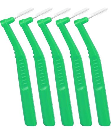 Buy L-Shaped Interdental Brushes - Effective Plaque Removal for Braces 5-Pack Green - Buy Online on GoSupps.com