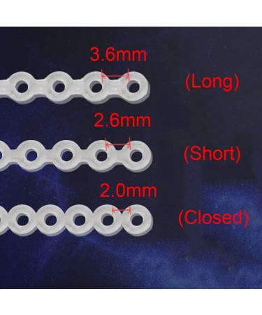 Dental Orthodontic Power Chains- Clear Elastic Rubber Bands (Closed Spool) - Buy Online on GoSupps.com