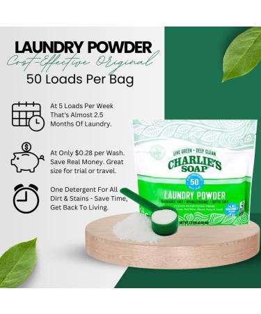 Charlie's Soap Charlieâs Soap Laundry Powder - 1.3 lb - Buy Online on GoSupps.com