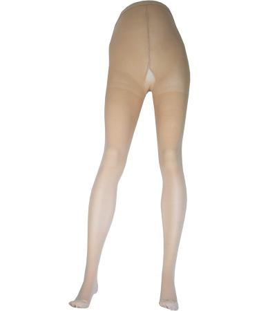 Truform Plus Size Compression Pantyhose 20-30 mmHg Support Tights - Beige X-Tall - Buy Online on GoSupps.com
