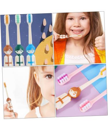 Beaupretty 4-Piece Portable Toothbrush Set for Kids | Mini Travel Toothbrushes with Toothpaste | Disposable Nylon Baby Brushes for Daily Use - Buy Online on GoSupps.com