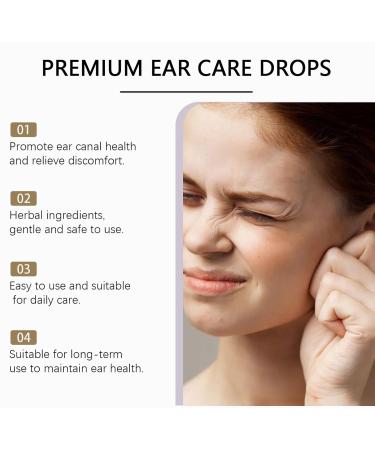 Ear Care Drops 30ml Portable Ear Health Liquid Calming Liquid Natural for Lifestyle Individuals Women Adults Swimmers Air Travelers Busy Professionals Home - Buy Online on GoSupps.com